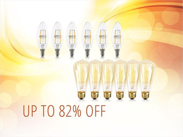 Vintage LED Light Bulbs — from $9.99 per 6-pack shipped