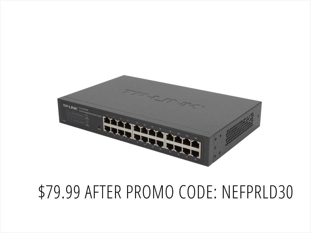 TP-LINK TL-SG1024DE 24-Port Gigabit Easy Smart Switch ... for Smart Switch Cable
5lp5wja TP-LINK TL-SG1024DE 24-Port Gigabit Easy Smart Switch ... for Smart Switch Cable
5lp5wja