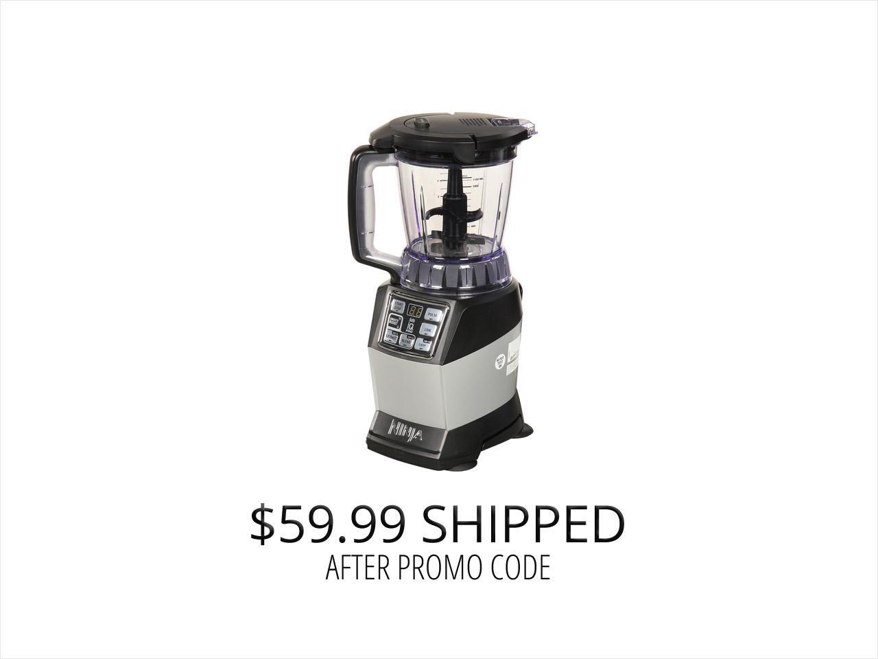 Refurbished Ninja BL492 RB BLACK SILVER 1200 WATTS Blender Refurbished Ninja BL492 RB BLACK SILVER 1200 WATTS Blender