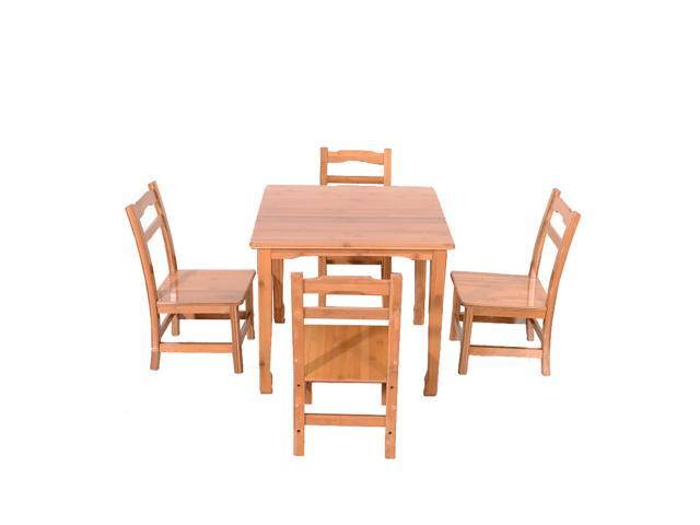 2018 New Kids Table Desk Chair Set Multiple Use For Dining Reading 2018 New Kids Table Desk Chair Set Multiple Use For Dining Reading Studying Playing Bamboo Made
