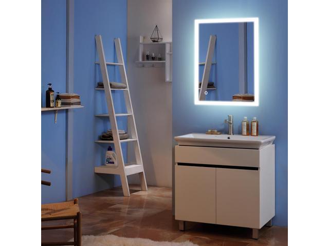 24 X 32 Led Mirror Bathroom Wall Mount Vanity Defogger 24 X 32 Led Mirror Bathroom Wall Mount Vanity Defogger Touch Light Neweggflash