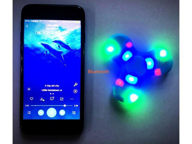 led bluetooth speaker fidget tri spinner anxiety led bluetooth speaker fidget tri spinner anxiety