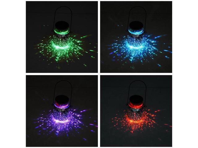 2 Pack Solar Powered Jar Light Led Color Changing Hanging Lamp 2 Pack Solar Powered Jar Light Led Color Changing Hanging Lamp Garden Yard Patio Outdoor Decor