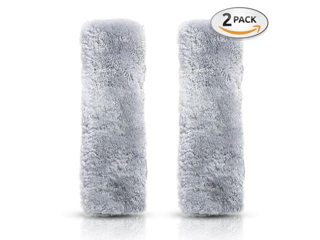 Car Seat Belt Covers Shoulder Pads 2 Cute Faux Sheepskin Car Seat Belt Pads Plush Comfortable