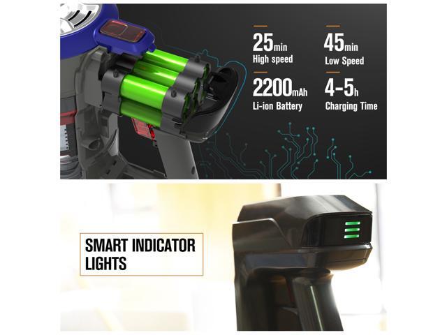 Dibea D18 Lightweight Cordless Stick Vacuum Cleaner 9000pa Powerful Dibea D18 Lightweight Cordless Stick Vacuum Cleaner 9000pa Powerful Suction Bagless Rechargeable 2 In 1