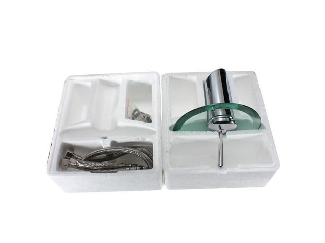 Modern Design Chrome Glass Waterfall Bathroom Sink Vessel Faucet Modern Design Chrome Glass Waterfall Bathroom Sink Vessel Faucet Kitchen Basin Single Handle Tap