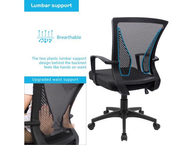 Furmax Office Chair Mid Back Swivel Lumbar Support Desk Furmax Office Chair Mid Back Swivel Lumbar Support Desk Computer Ergonomic Mesh With