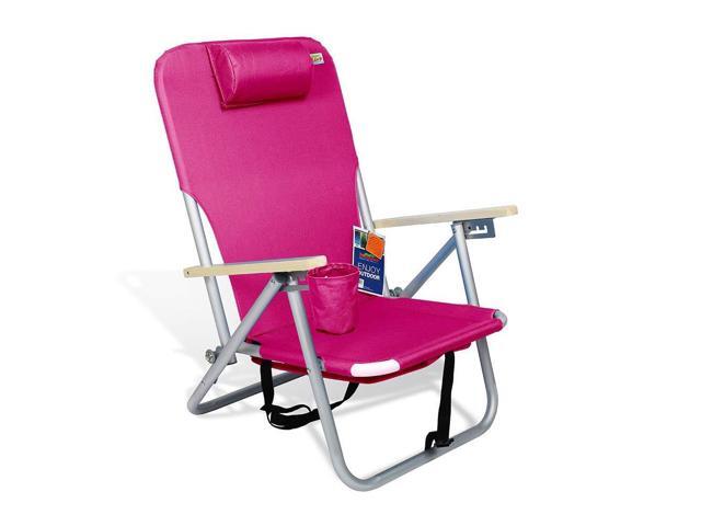 690grand Beach Backpack Chair Lightweight Folding Seat With Neck 690grand Beach Backpack Chair Lightweight Folding Seat With Neck Pillow And Drink Holder
