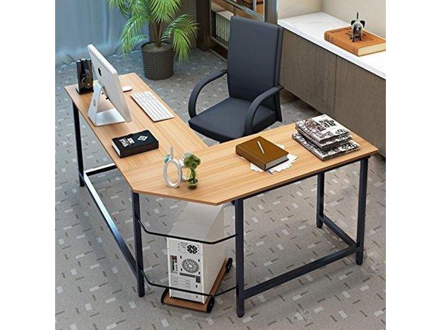 L Shaped Computer Desk Home Office Furniture Corner Student