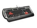 A4Tech Anti-Ghosting 8-Key Rollover USB PC Gaming Keyboard with Wide Palm Rest - G800V Black