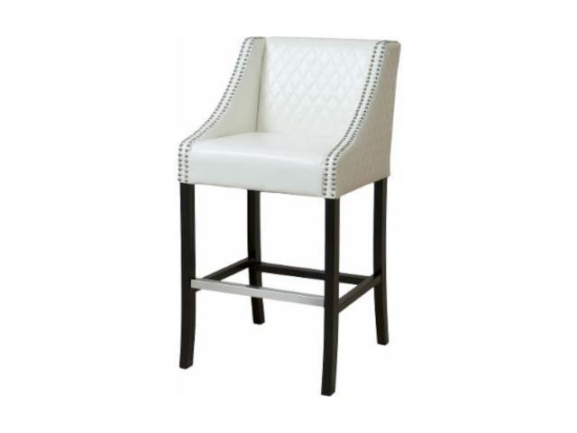 Christopher Knight Home Milano Ivory Quilted Leather Bar Stool Christopher Knight Home Milano Ivory Quilted Leather Bar Stool